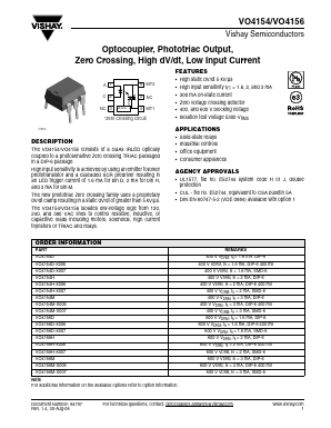 VO4154D-X007 Datasheet PDF Vishay Semiconductors