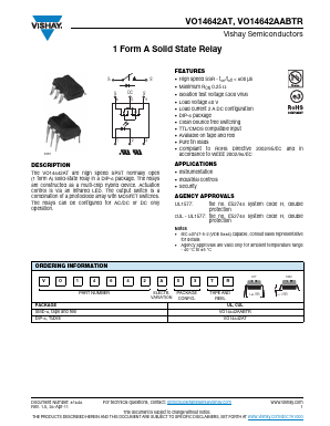 VO14642AABTR Datasheet PDF Vishay Semiconductors