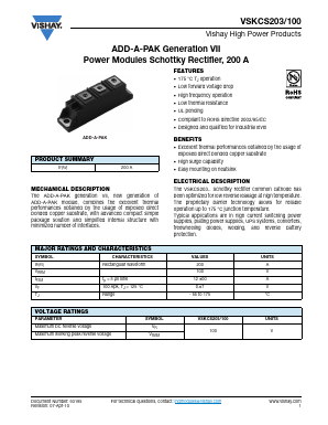 VSKCS203/100 Datasheet PDF Vishay Semiconductors