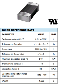 NTCS0805E3223GHT Datasheet PDF Vishay Semiconductors