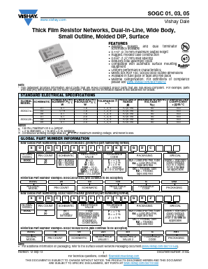 SOGC1601680KJEJ Datasheet PDF Vishay Semiconductors