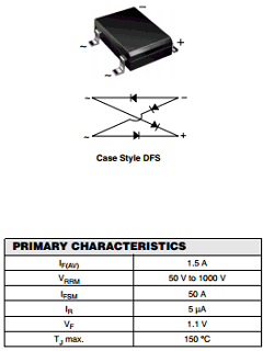 DF15005S-E3/77 Datasheet PDF Vishay Semiconductors