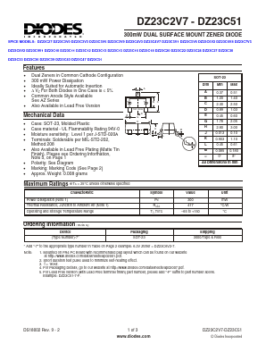 DZ23C13-7 Datasheet PDF Vishay Semiconductors