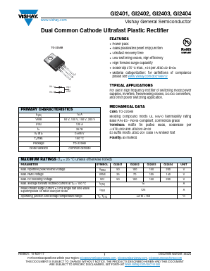 GI2401 Datasheet PDF Vishay Semiconductors