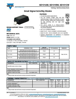 SD101AW-E3-18 Datasheet PDF Vishay Semiconductors