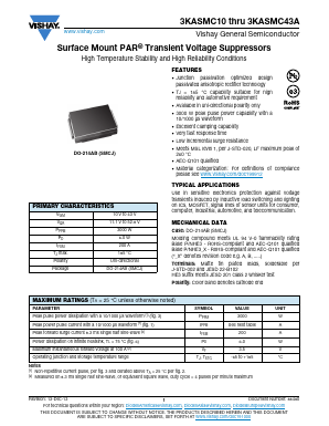 3KASMC10HE357T Datasheet PDF Vishay Semiconductors