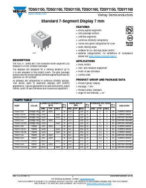 TDSO1150-KL Datasheet PDF Vishay Semiconductors
