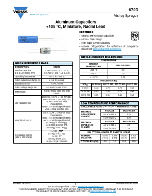 672D1068 Datasheet PDF Vishay Semiconductors