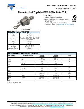 VS-2N5205 Datasheet PDF Vishay Semiconductors