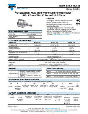 533B1103FC Datasheet PDF Vishay Semiconductors