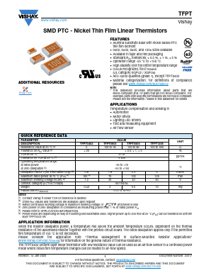 TFPT0805L2200DZ Datasheet PDF Vishay Semiconductors