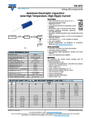 MAL212016152E3 Datasheet PDF Vishay Semiconductors