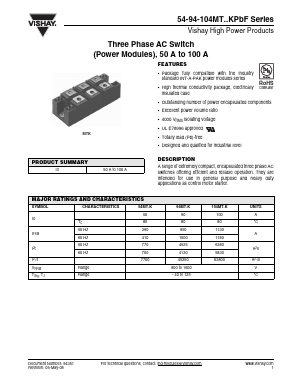 94MT160KPBF Datasheet PDF Vishay Semiconductors