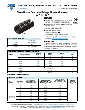 VS-52MT Datasheet PDF Vishay Semiconductors