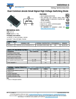 GSD2004A-G Datasheet PDF Vishay Semiconductors