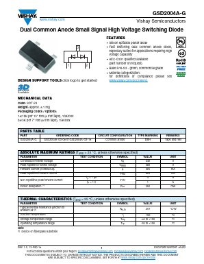 GSD2004A-G3-08 Datasheet PDF Vishay Semiconductors