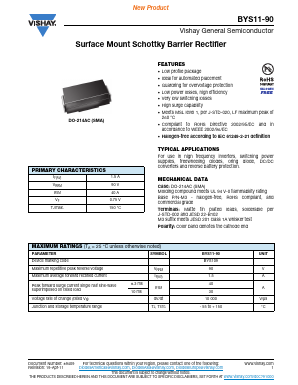 BYS11-90-M3/TR Datasheet PDF Vishay Semiconductors