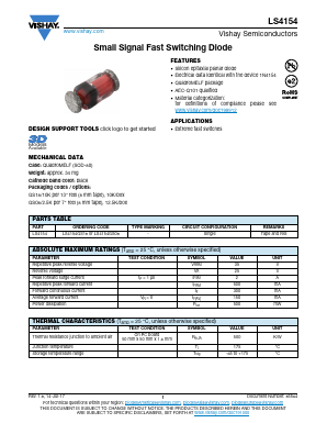 LS4154 Datasheet PDF Vishay Semiconductors