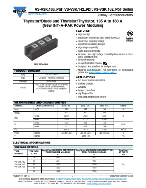 VS-VSKT14214PBF Datasheet PDF Vishay Semiconductors