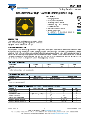 TS9414VB Datasheet PDF Vishay Semiconductors