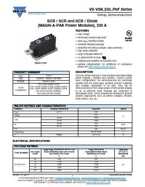 VS-VSK.230PBF Datasheet PDF Vishay Semiconductors
