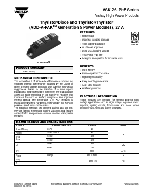 VSKH2616S90P Datasheet PDF Vishay Semiconductors