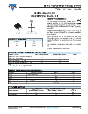 8EWS16SPBF Datasheet PDF Vishay Semiconductors