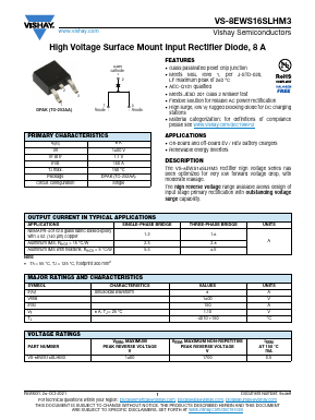 VS-8EWS16SLHM3 Datasheet PDF Vishay Semiconductors