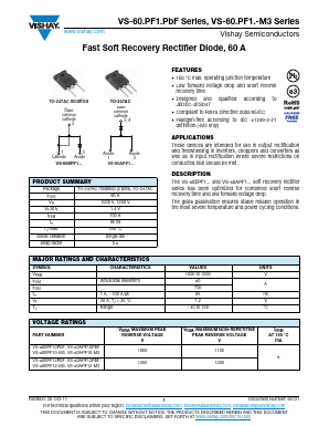 60APF10-M3 Datasheet PDF Vishay Semiconductors