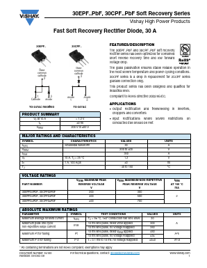 30CPF06PBF Datasheet PDF Vishay Semiconductors