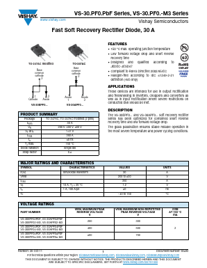 30APF06PBF Datasheet PDF Vishay Semiconductors
