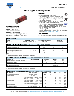 BAS86-M Datasheet PDF Vishay Semiconductors