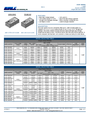 DCB1-12D515X Datasheet PDF Wall Industries,Inc.
