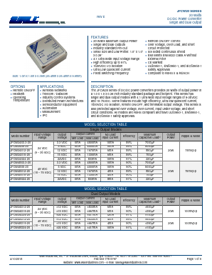 JFCW48D24-20 Datasheet PDF Wall Industries,Inc.