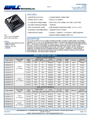 JFCW24S12-30 Datasheet PDF Wall Industries,Inc.