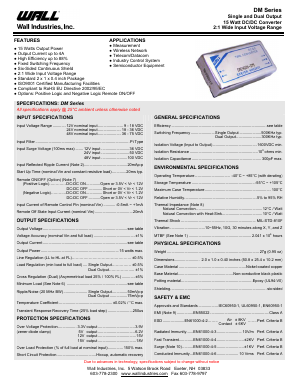 DM12S15-1000 Datasheet PDF Wall Industries,Inc.