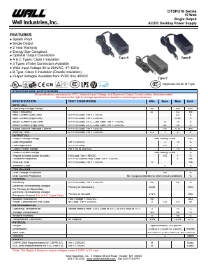 DTSPU16B-102 Datasheet PDF Wall Industries,Inc.