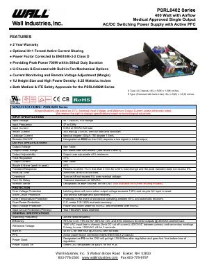 PSRL0402X-36 Datasheet PDF Wall Industries,Inc.
