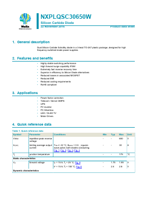 NXPLQSC30650W Datasheet PDF WeEn Semiconductors