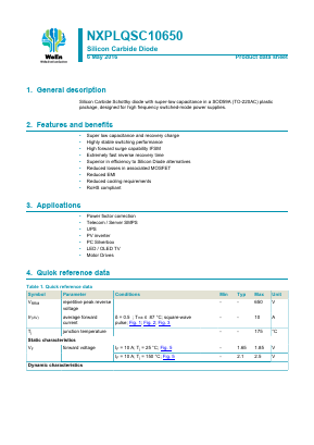 NXPLQSC10650 Datasheet PDF WeEn Semiconductors