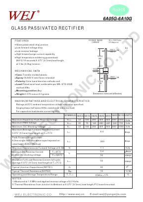 6A2G Datasheet PDF WEJ ELECTRONIC CO.