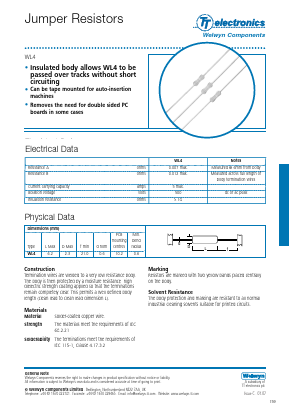 WLT0752 Datasheet PDF Welwyn Components Limited