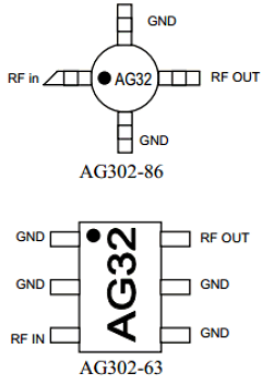 AG302 Datasheet PDF WJ Communications => Triquint