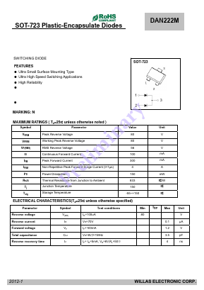 DAN222M Datasheet PDF Willas Electronic Corp.