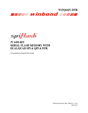 W25Q64JV-DTR Datasheet PDF Winbond