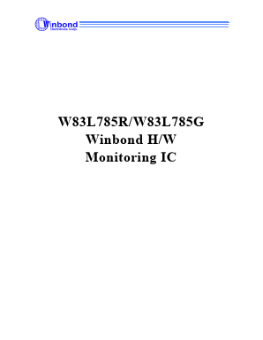 W83L785R Datasheet PDF Winbond