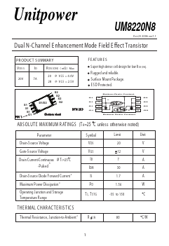 UM8220N8 Datasheet PDF ShenZhen XinDeYi Electronics Co., Ltd.