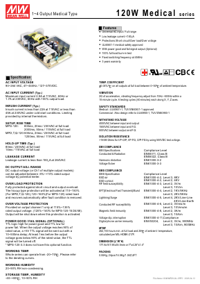 MPS-120-48 Datasheet PDF XP Power Limited