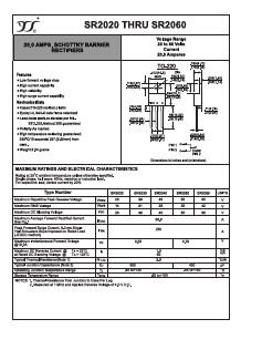 SR2020 Datasheet PDF Yangzhou yangjie electronic co., Ltd
