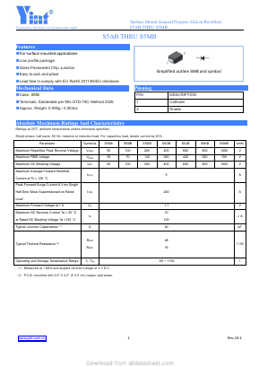 S5AB Datasheet PDF Shanghai Yint Electronic Co., Ltd.